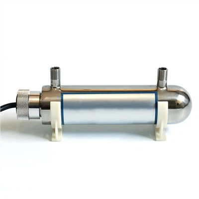 Rustfrit stål dam UV-sterilisator UV-lamper bakteriedræbende UVC-lys